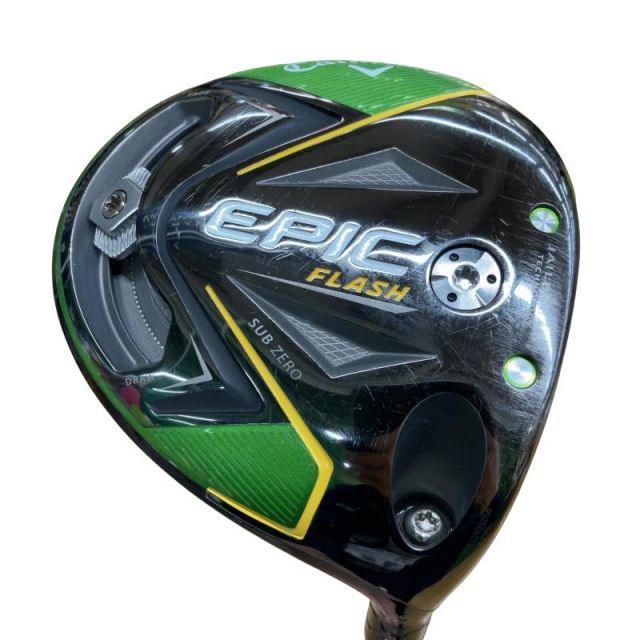 【中古】 キャロウェイ EPIC FLASH SUBZERO 9° ドライバー DR Speeder 661 EVOLUTION V (フレックスS) メンズ 男性用 右利き 右用 Cランク ゴルフクラブ
