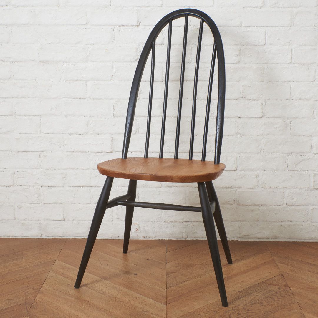 ercol クエーカーチェア アーコール 英国 ヴィンテージ ウィンザーチェア ダイニングチェア イス 1脚 椅子 イギリス ペイント 88448