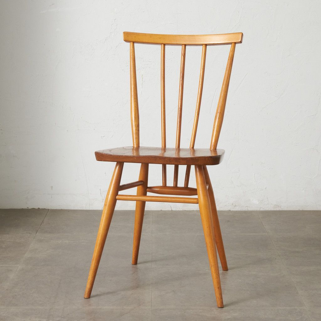 ercol スティックバックチェア ヴィンテージ 英国 アーコール エルム ウィンザーチェア 曲木 椅子 コムバック ダイニングチェア 88562