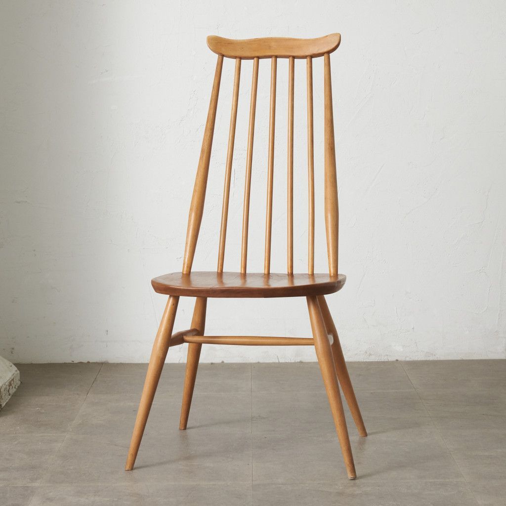 ERCOL ゴールドスミスチェア 英国 ヴィンテージ ダイニングチェア 椅子 ウィンザー チェア 木製 アーコール エルム ビンテージ 88757