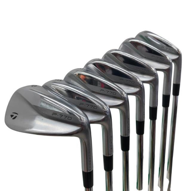 【中古】 テーラーメイド Taylor Made P・770(2020) 8S アイアンセット IR 純正特注シャフト (フレックスR) メンズ 男性用 右利き 右用 Cランク ゴルフクラブ