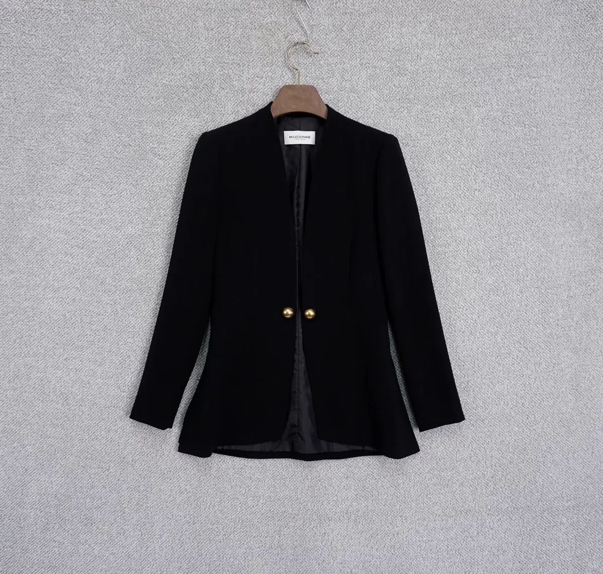 MOJO.S.PHINE モジョエスピン レディース ゴールドボタン スリット ブレーザー ジャケット 44-55size
