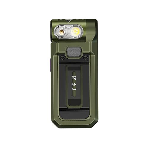 Fenix SW05R-UV クリップオンライト 回転式ヘッド UVライト付き 150ルーメン USB-C充電式 内蔵バッテリー (スプルースグリーン)wb 55be12fe