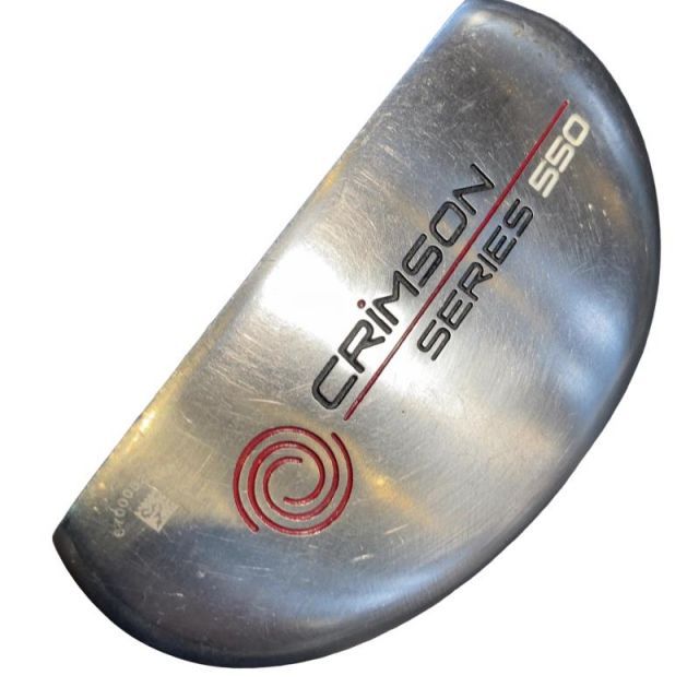 【中古】 オデッセイ CRIMSON SERIES 550 34インチ レフティ パター PT スチール (フレックスその他) メンズ 男性用 左利き レフティ 左用 Dランク ゴルフクラブ