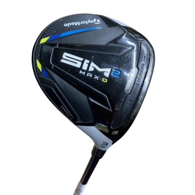 【中古】 テーラーメイド SIM2 MAX-D 3W フェアウェイウッド FW TENSEI BLUE TM50(SIM2 FW) (フレックスR) メンズ 男性用 右利き 右用 Cランク ゴルフクラブ
