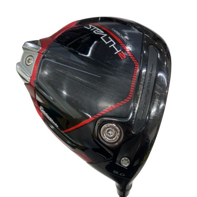【中古】 テーラーメイド STEALTH2 9° ドライバー DR TENSEI RED TM50(STEALTH DR) (フレックスS) メンズ 男性用 右利き 右用 Cランク ゴルフクラブ