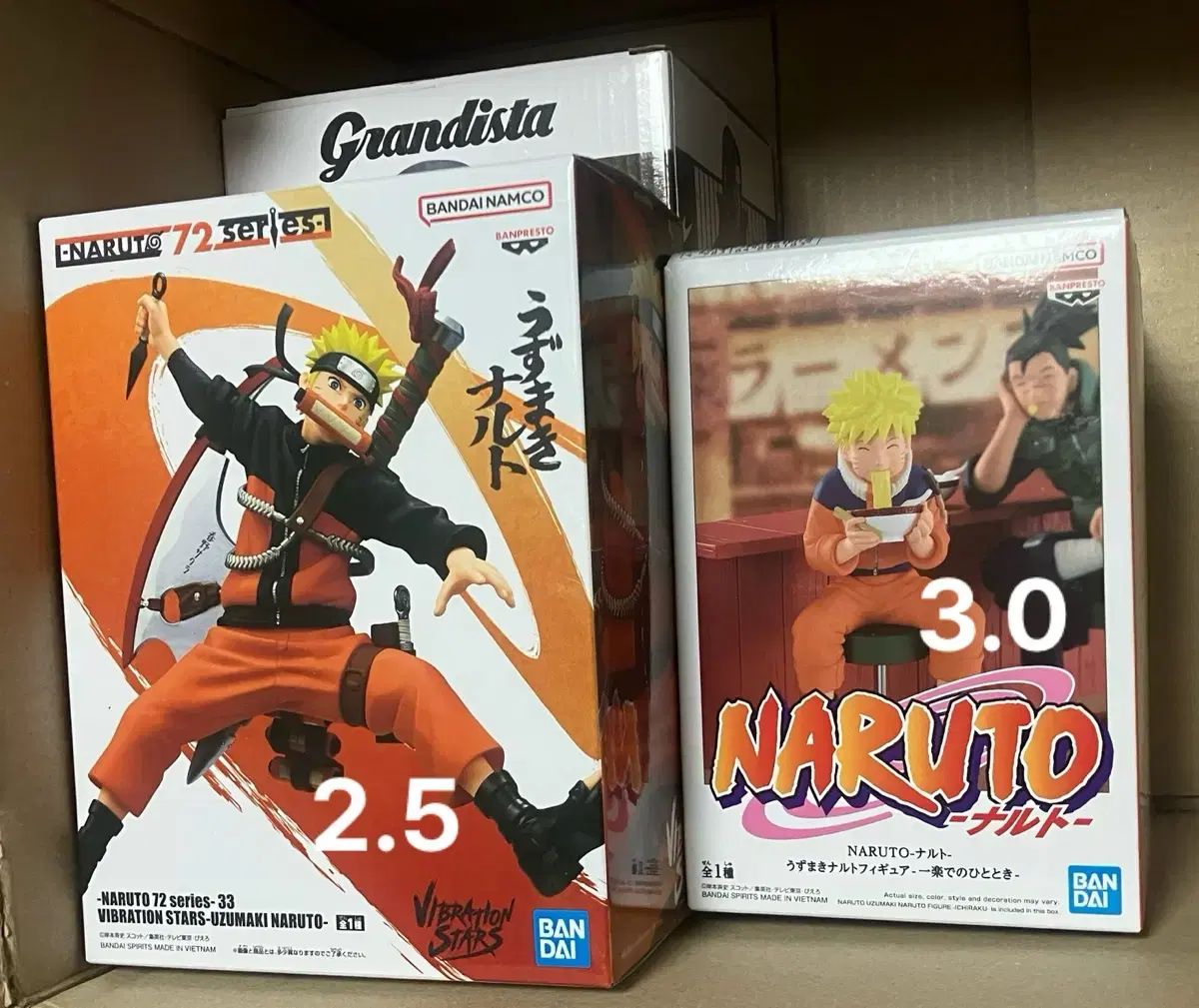 開封のみ バンダイ NARUTO -ナルト- フィギュア 72シリーズ バイブレーションスター 一楽ラーメン