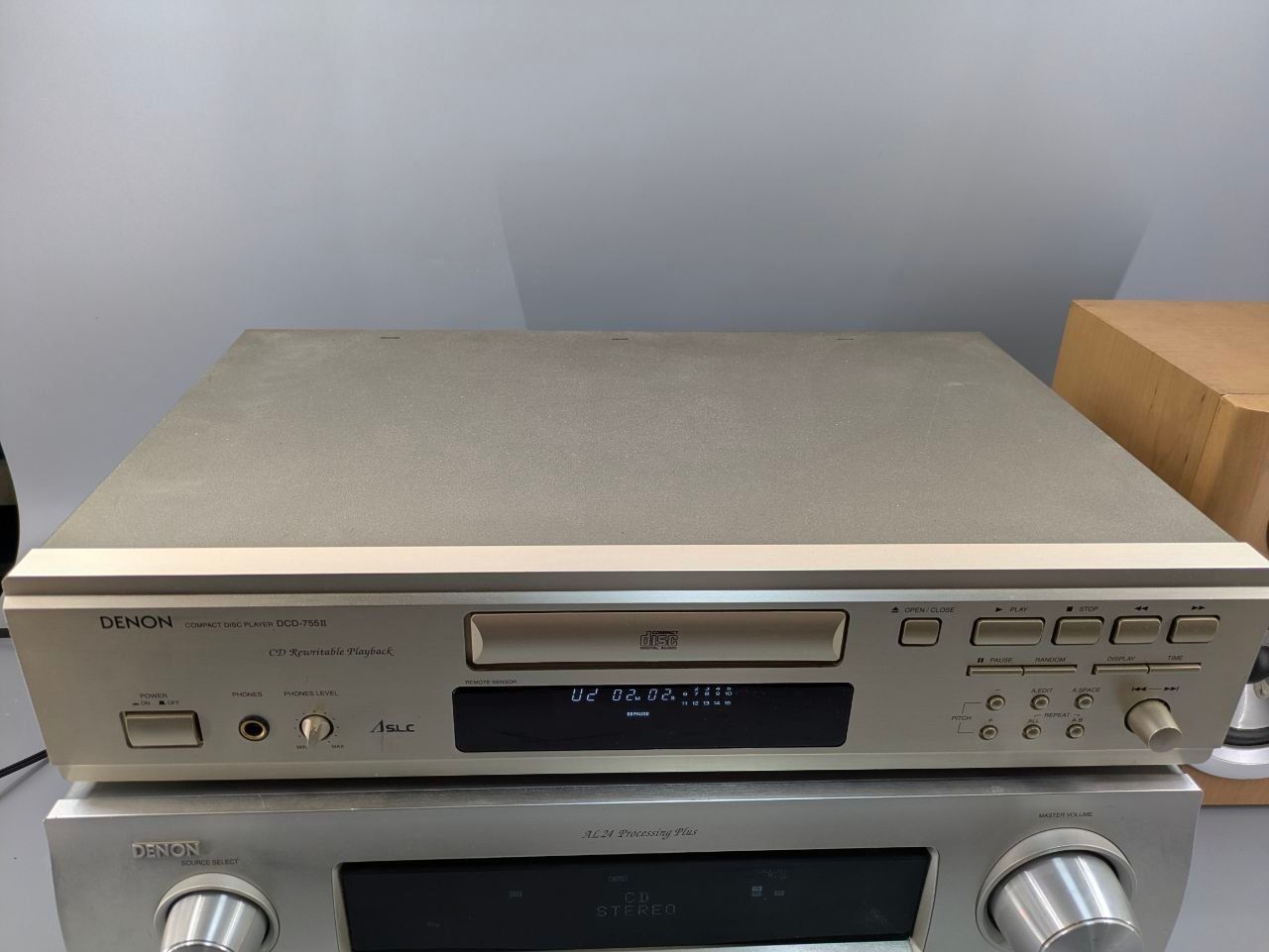 【動作確認済】DENON DCD-755II CDプレーヤー デノン 2005年製 高音質 名機 本体のみ