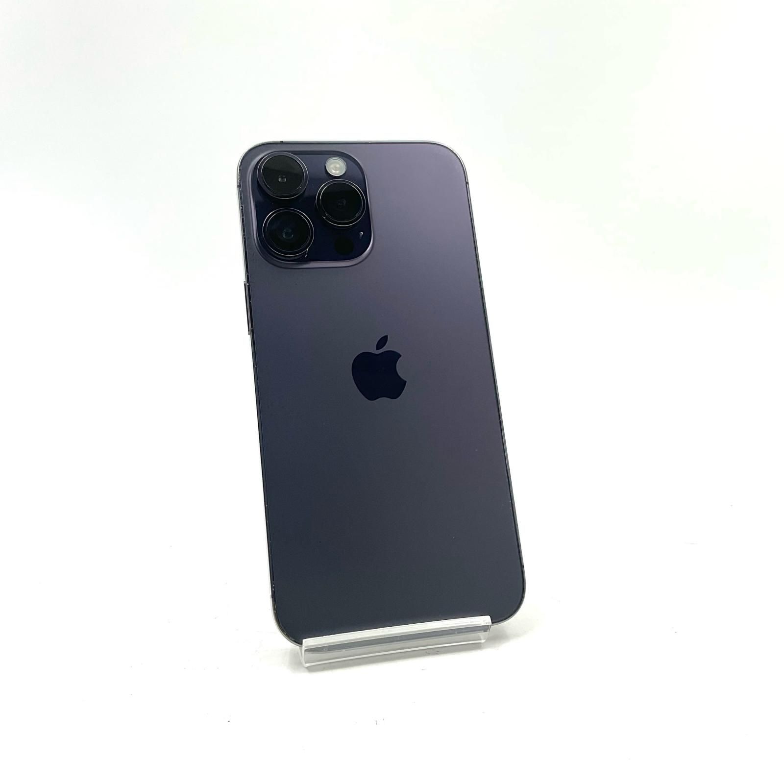 【全額返金保証】【最速発送】 iPhone 14 Pro Max 128GB ディープパープル docomo SIMフリー 白ロム 動作確認済 78% 51,597円