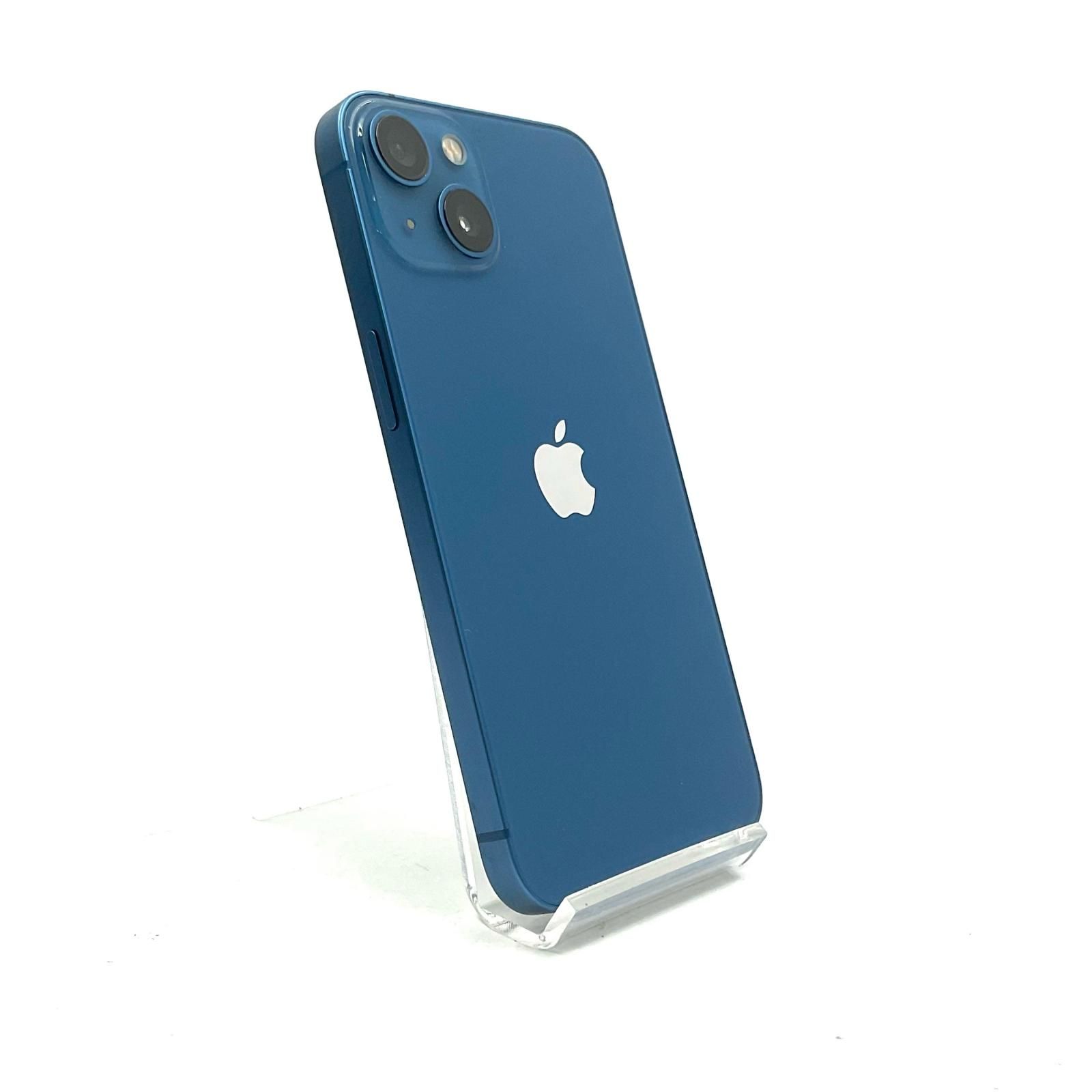 【全額返金保証】【最速発送】 iPhone 13 128GB ブルー au 動作確認済 73%