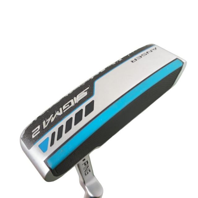 【中古】 ピン SIGMA 2 ANSER プラチナム 34インチ(PP60) パター PT スチール (フレックスその他) メンズ 男性用 右利き 右用 Cランク ゴルフクラブ