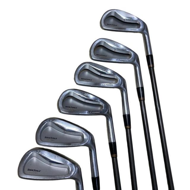 【中古】 ブリヂストン TOURSTAGE TS-202 6S アイアンセット IR Tour Design TDI-50M (フレックスR) メンズ 男性用 右利き 右用 Dランク ゴルフクラブ