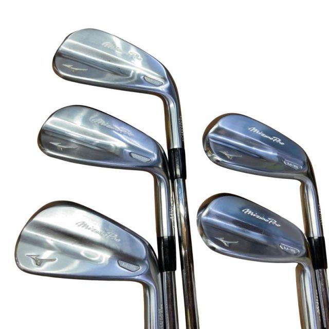 【中古】 ミズノ Mizuno Pro M-15 6S アイアンセット IR 純正特注シャフト (フレックスS) メンズ 男性用 右利き 右用 Cランク ゴルフクラブ