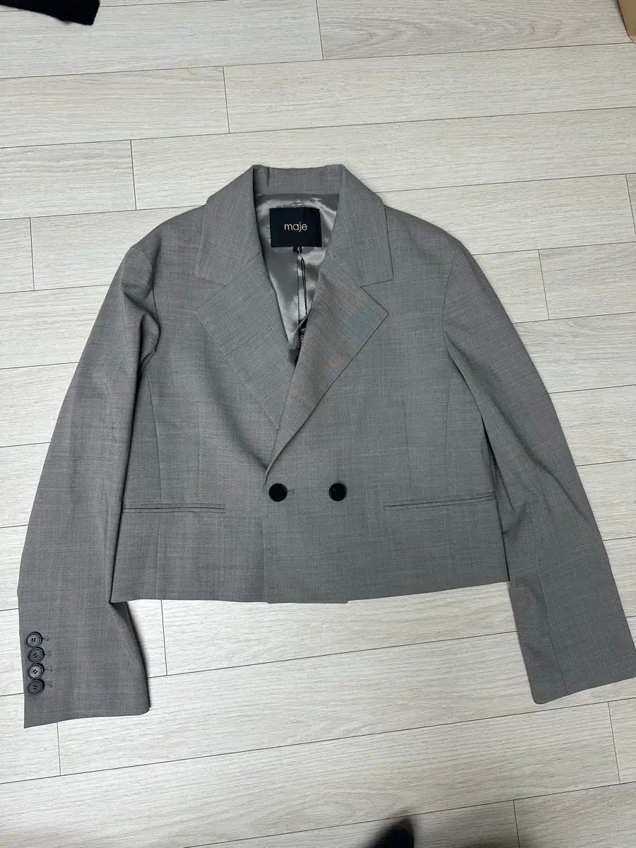 maje マージュ グレー ジャケット