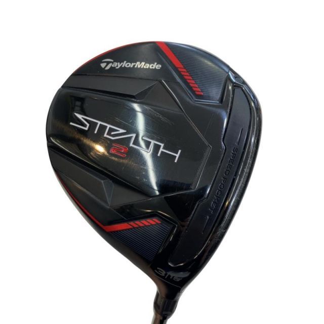 【中古】 テーラーメイド STEALTH2 3W フェアウェイウッド FW 純正特注シャフト (フレックスS) メンズ 男性用 右利き 右用 Cランク ゴルフクラブ