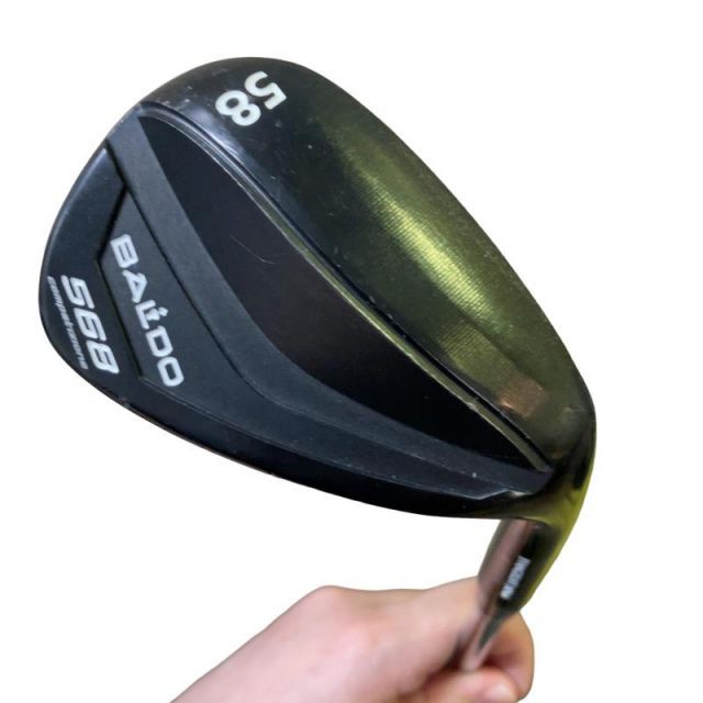 【中古】 BALDO COMPETIZIONE 568 FORGED WEDGE ツアーナイト 58° ウェッジ WG 純正特注シャフト (フレックスR) メンズ 男性用 右利き 右用 Cランク ゴルフクラブ