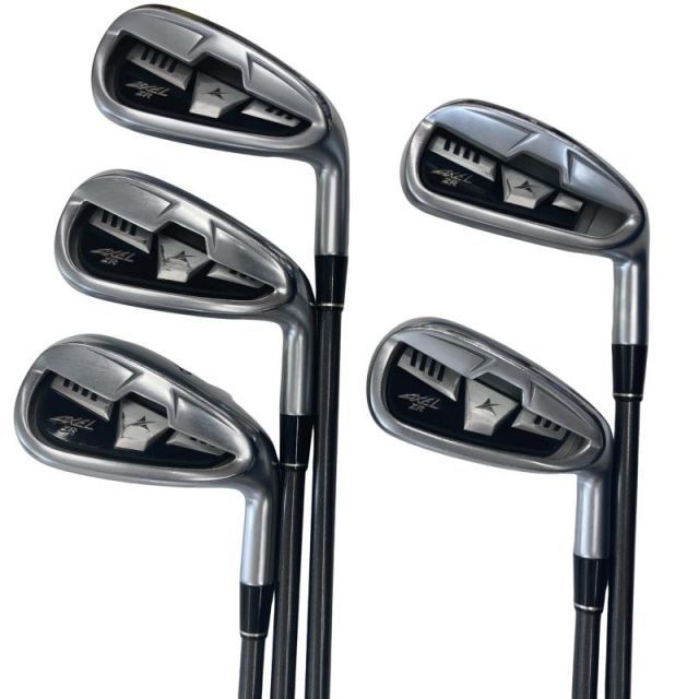 【中古】 つるや AXEL ZR 5S アイアンセット IR AXEL ZR(アイアン) (フレックスR) メンズ 男性用 右利き 右用 Cランク ゴルフクラブ