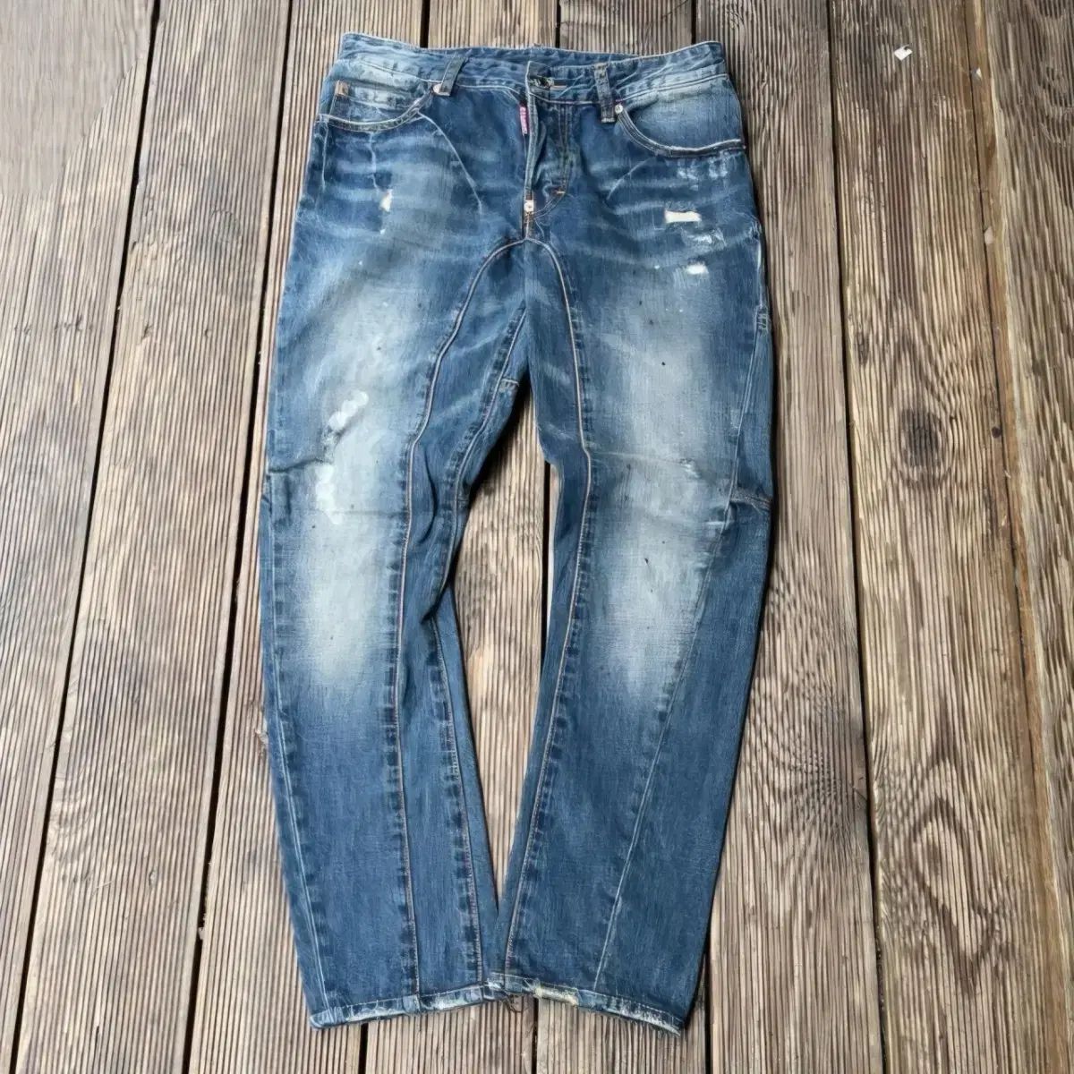 (32インチ) DSQUARED2 ディースクエアード2 バイカー デニム 48