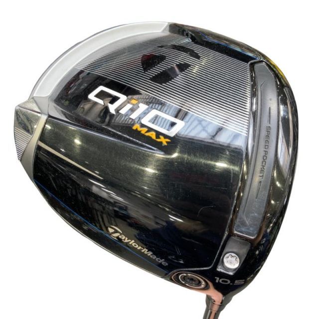 【中古】 テーラーメイド Qi10 MAX 10.5° ドライバー DR Diamana BLUE TM50(Qi10 DR) (フレックスR) メンズ 男性用 右利き 右用 Cランク ゴルフクラブ