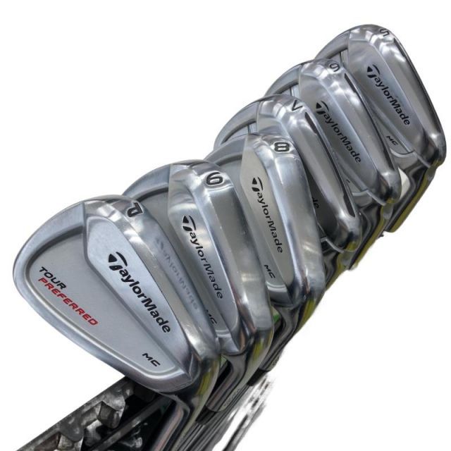 【中古】 テーラーメイド TOUR PREFERRED MC(2014) 6S アイアンセット IR リシャフト (フレックスその他) メンズ 男性用 右利き 右用 Cランク ゴルフクラブ