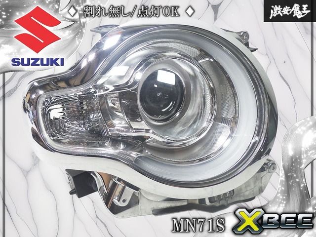 ★割れ無し/点灯OK★ スズキ 純正 MN71S クロスビー/ XBEE LED ヘッドライト ヘッドランプ 右 右側 運転席側 KOITO 100-5938K 即納