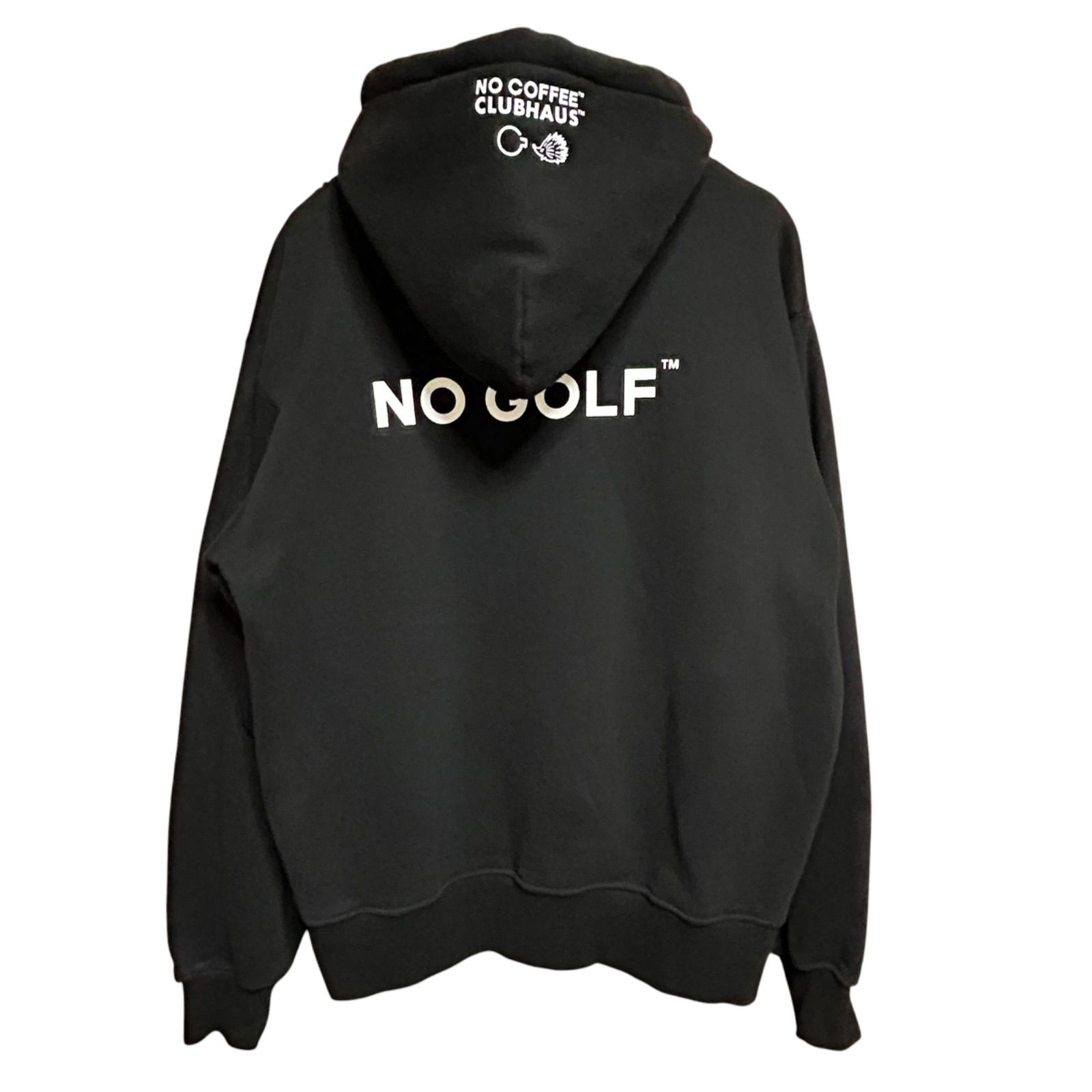 NO COFFEE × CLUBHAUS NO GOLF スウェット パーカー ノーコーヒー