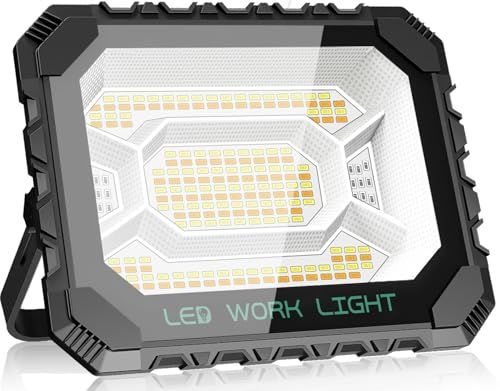 ☆新品☆SUKITEN 投光器 充電式 led 200W 【2026進化モデル】16000mAh大容量 16000lm ワークライト 作業灯 ソーラー充電対応 5点灯モード 180°調整 磁石付 ポータブル投光器 IPX4防水 キャンプ アウトドア 登山 夜釣