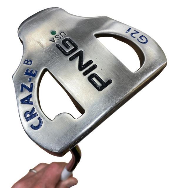 【中古】 ピン G2i CRAZ-E B 40インチ パター PT スチール (フレックスその他) メンズ 男性用 右利き 右用 Cランク ゴルフクラブ