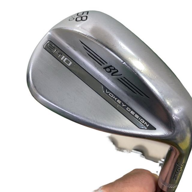 【中古】 タイトリスト VOKEY SPIN MILLED SM10 ツアークロム 58°/12°D ウェッジ WG Dynamic Gold (フレックスS) メンズ 男性用 右利き 右用 Cランク ゴルフクラブ