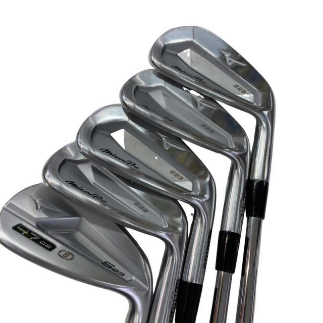 【中古】 ミズノ Mizuno Pro 223 6S アイアンセット IR 純正特注シャフト (フレックスS) メンズ 男性用 右利き 右用 Cランク ゴルフクラブ