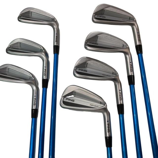 【中古】 ピン i240 7S アイアンセット IR ALTA J CB BLUE(IR) (フレックスS) メンズ 男性用 右利き 右用 Bランク ゴルフクラブ