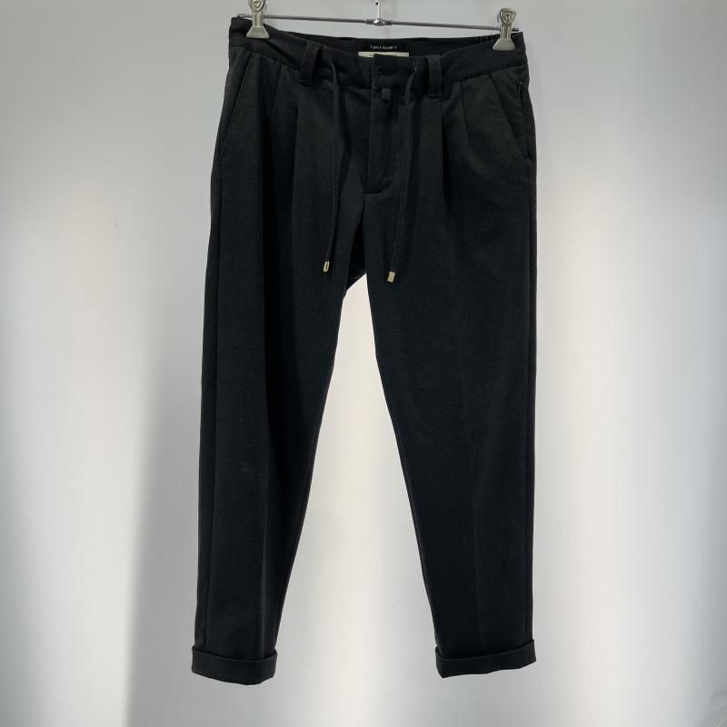 【中古】1PIU1UGUALE3 スラックス サイズ99/V ネイビー △ボタン欠品[19]