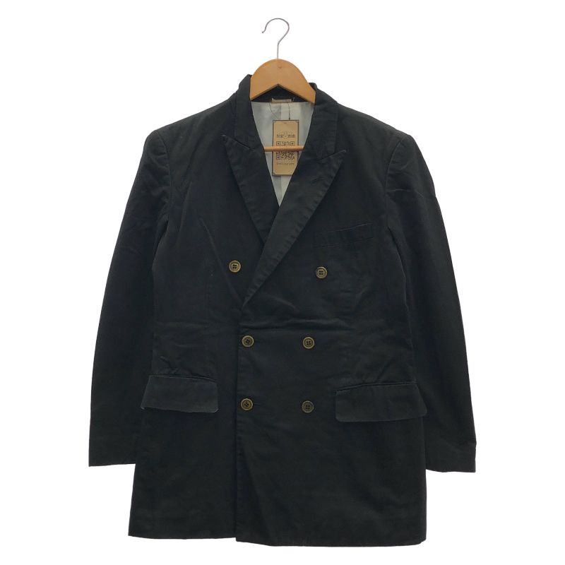 【中古】COMME des GARCONS HOMME PLUS 07AW テーラードジャケット サイズS PA-J085 AD2007 ブラック[19]