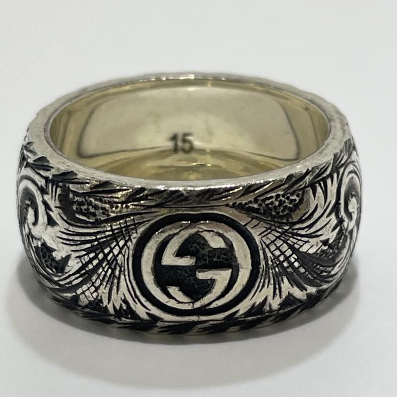 中古】GUCCI キャットヘッド リング サイズ15(14号) グッチ シルバー