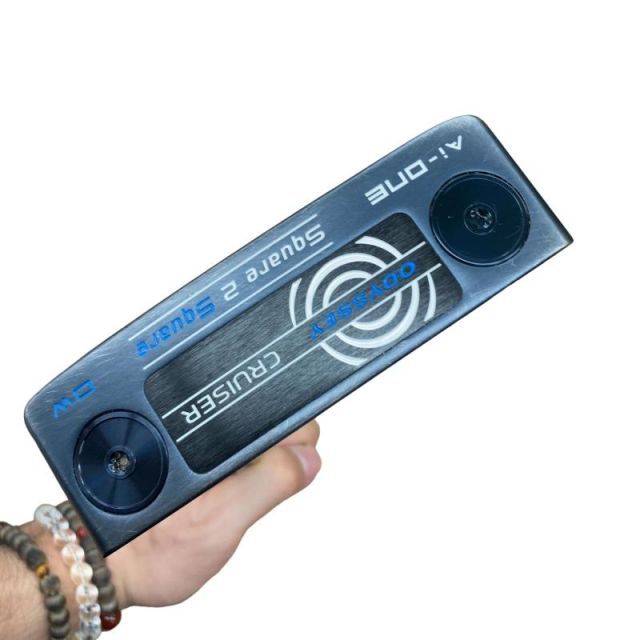 【中古】 オデッセイ Ai-ONE SQUARE 2 SQUARE DW CRUISER 38インチ パター PT STROKE LAB 140 スチール (フレックスその他) メンズ 男性用 右利き 右用 Cランク ゴルフクラブ