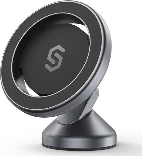 【令和超?磁力】スマホホルダー 車 MagSafe対応 SYNCWIRE マグネット 車載スマホホルダー 【超強力3M両面テープ】 MagSafe車載 車載マグネットホルダー 落下防止 360度回転 自由調節 吸着 車用 スマホスタンド iP 53927f79