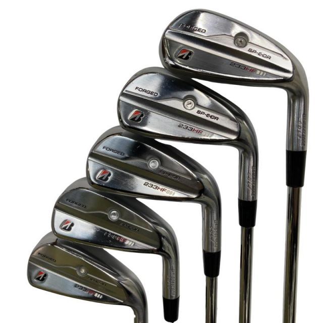 【中古】 ブリヂストン BRIDGESTONE 233HF 5S アイアンセット IR リシャフト (フレックスその他) メンズ 男性用 右利き 右用 Cランク ゴルフクラブ