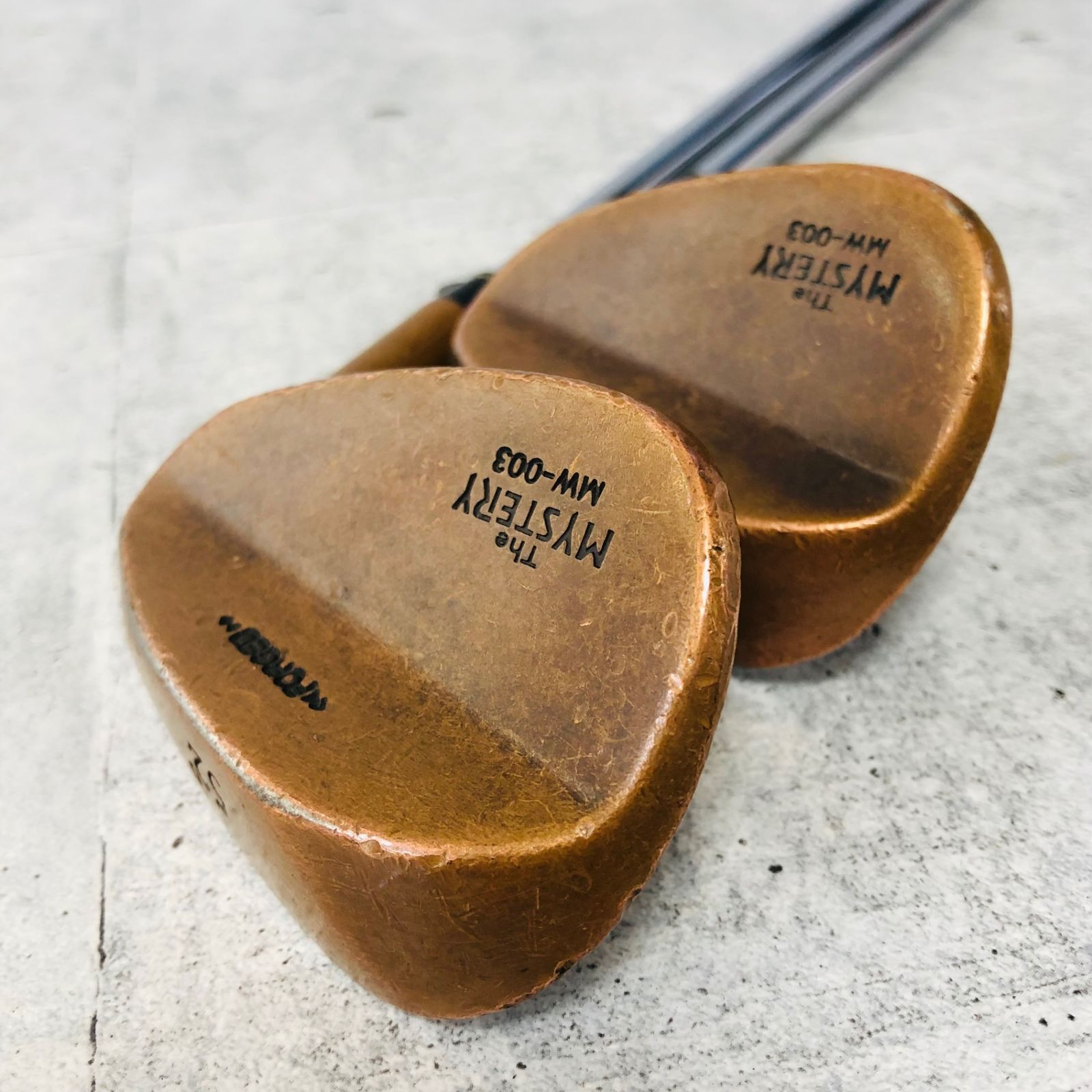 The MYSTERY ミステリー MW-003 FORGED フォージド 52° 56° 2本 メンズゴルフ クラブ ウェッジ 単品 初心者 入門