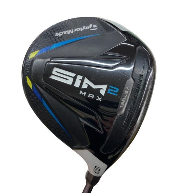 【中古】 テーラーメイド SIM2 MAX 5W フェアウェイウッド FW Diamana TB 60 (フレックスS) メンズ 男性用 右利き 右用 Cランク ゴルフクラブ