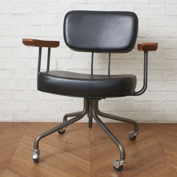 トラック ファニチャー DESKWORK CHAIR アームチェア デスクワークチェア 肘掛け 椅子 本革 デスクチェア イス TRUCK FURNITURE 98198