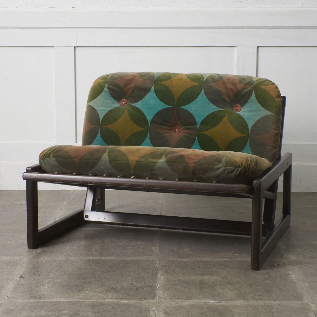 レア cassina カルロッタ Tobia & Afra SCARPA ラウンジチェア 木製 ソファ イタリア モダン カッシーナ スカルパ ヴィンテージ 98311