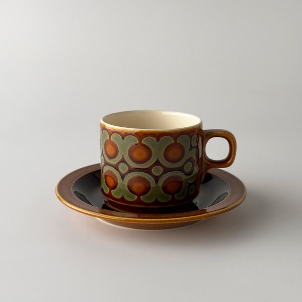 HORNSEA ブロンテ カップ&ソーサー 英国 ヴィンテージ ホーンジー BRONTE ブロンテ イギリス 食器 陶器 レトロ 98748