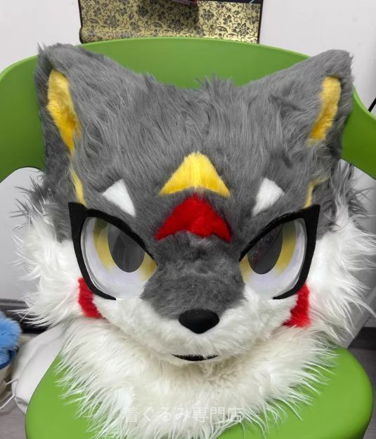 犬　猫　着ぐるみ ヘッド全頭　ヘッド ケモノ ファースーツ ぬいぐるみ コスプレ コスチューム Kurumi 一点物 B764 42,250円