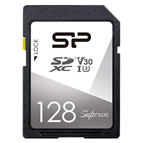 シリコンパワー SDカード 128GB UHS-I U3 V30 4K 対応 Class10 最大転送速度 100MB/s 5年保証 SP128GBSDXCV3V10t