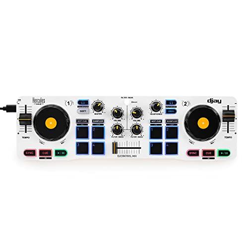 【国内正規品】Hercules(ハーキュリーズ) DJControl Mix ? スマホ対応ワイヤレスDJコントローラー/djayおよびApple Music対応t