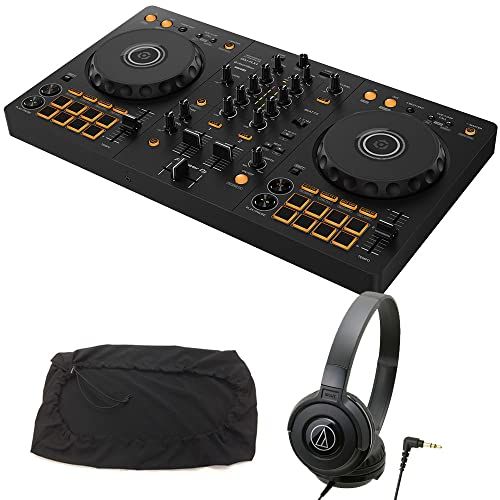 DJコントローラー DDJ-FLX4 + ヘッドホン ATH-S100 + ダストカバー セット《rekordbox/Serato DJ Lite 対応》【DDJ-400後継機種】t