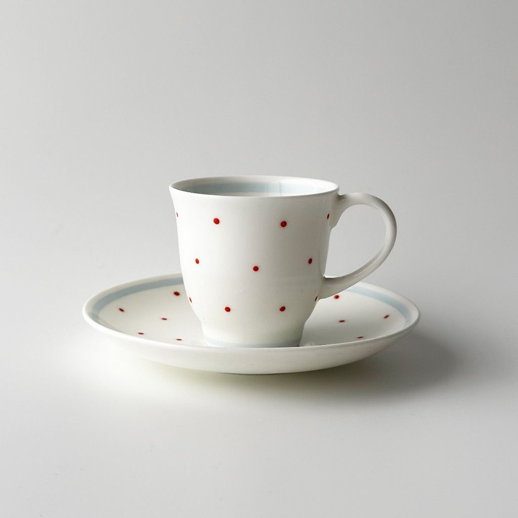Susie Cooper スージークーパー Raised Spot レイズドスポット レア ドット柄 カップ&ソーサー 雑貨 陶器 食器 紅茶 99035