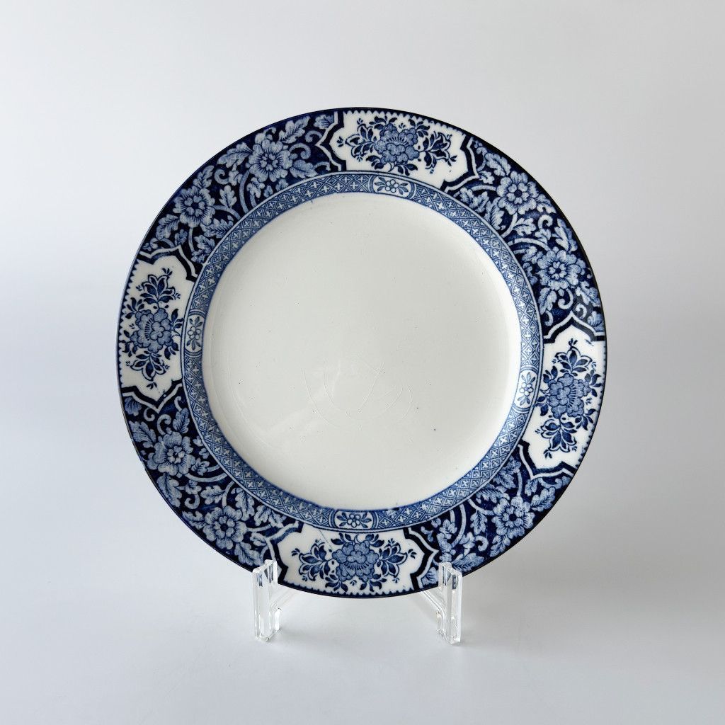 WOOD&SONS KHOTAN ウッドアンドサンズ コータン ブルーウィロー ケーキプレート 英国 ヴィンテージ 雑貨 陶器 食器 99228