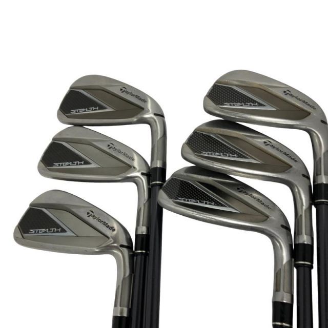【中古】 テーラーメイド STEALTH 7S アイアンセット IR TENSEI RED TM60(STEALTH IR) (フレックスS) メンズ 男性用 右利き 右用 Cランク ゴルフクラブ