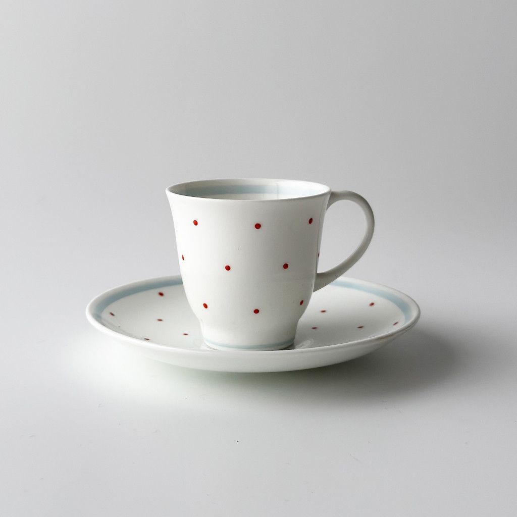 Susie Cooper スージークーパー Raised Spot レイズドスポット レア ドット柄 カップ＆ソーサー 雑貨 陶器 食器 紅茶 99422 8,059円